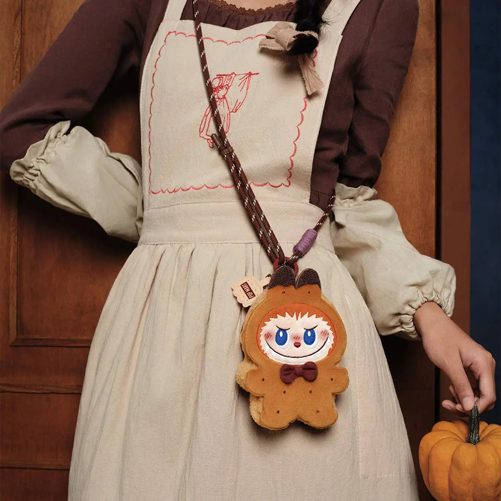 POP MART - Série Spooky Bakehouse - Labubu Cookie Mini Sac