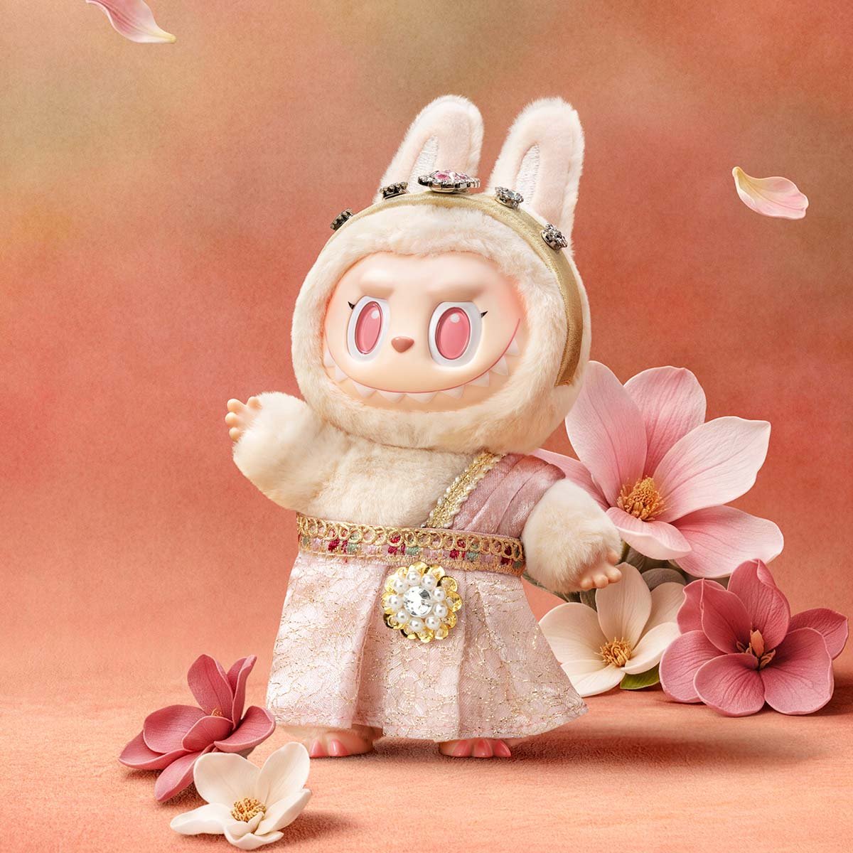 POP MART - LES MONSTRES - BLOOMING WISHES THAÏLANDE ÉDITION LIMITÉE PELUCHE VINYLE