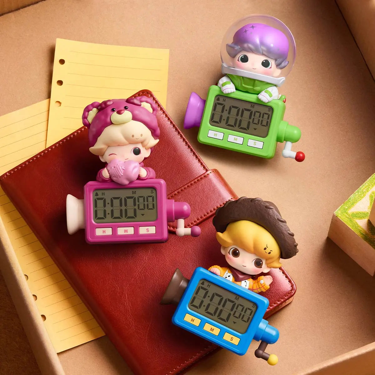 POP MART - DIMOO WORLD x PIXAR Série - Minuteur Aimant de réfrigérateur