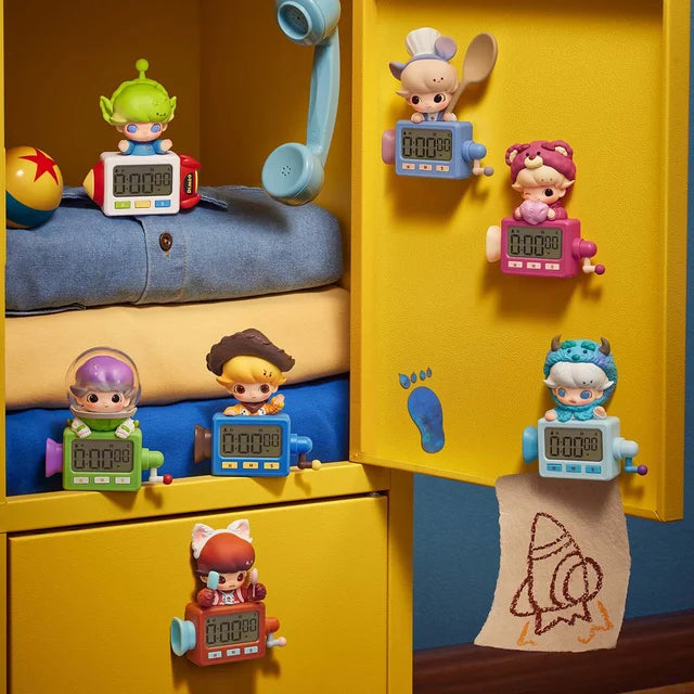 POP MART - DIMOO WORLD x PIXAR Série - Minuteur Aimant de réfrigérateur