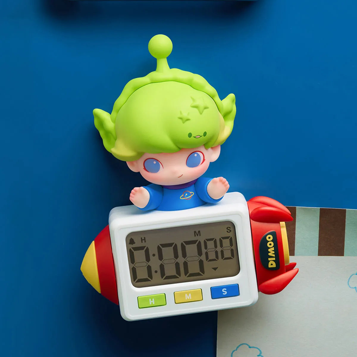 POP MART - DIMOO WORLD x PIXAR Série - Minuteur Aimant de réfrigérateur