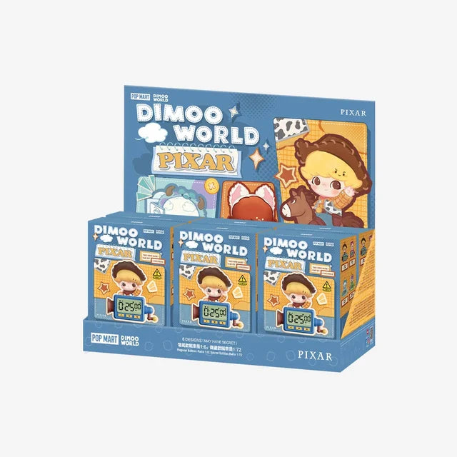 POP MART - DIMOO WORLD x PIXAR Série - Minuteur Aimant de réfrigérateur