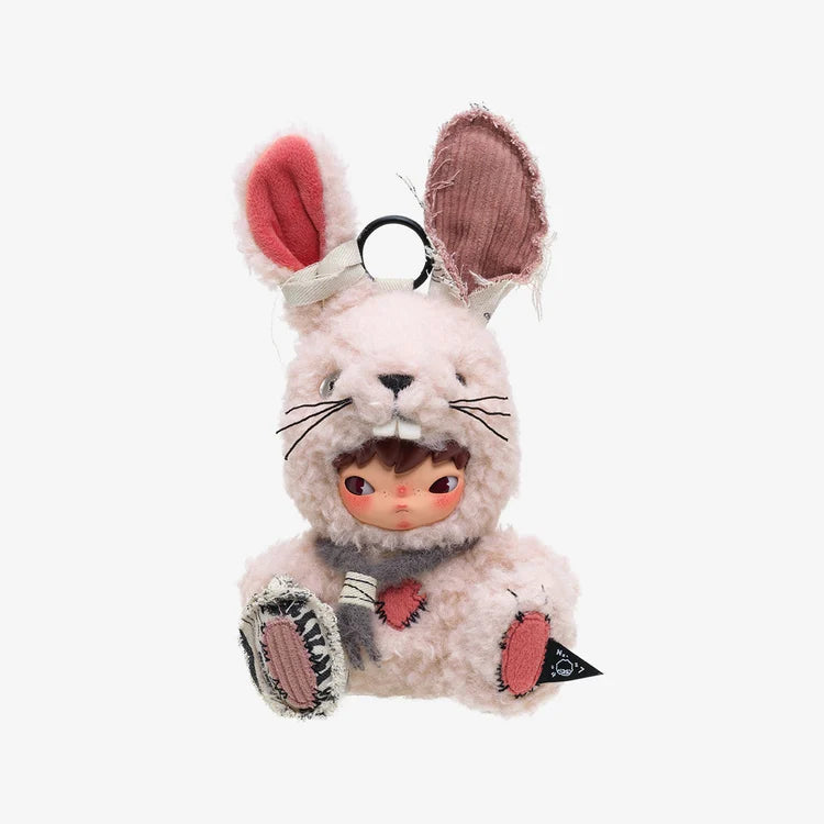 POP MART - Hirono Little Hare Pendentif poupée en peluche