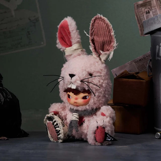 POP MART - Hirono Little Hare Pendentif poupée en peluche