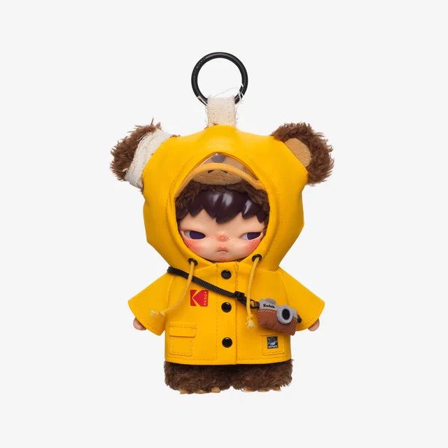 POP MART - Hirono x Kodak Click Bear Pendentif poupée en peluche