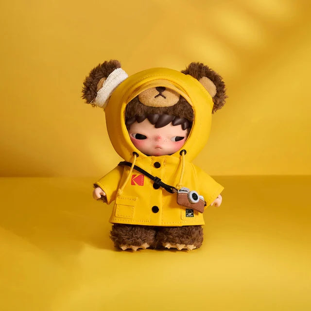 POP MART - Hirono x Kodak Click Bear Pendentif poupée en peluche