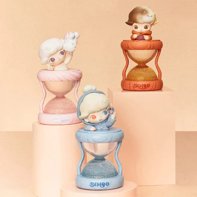 POP MART - DIMOO Collection Memories We Hold - Boule de cristal lumineuse en forme de sablier