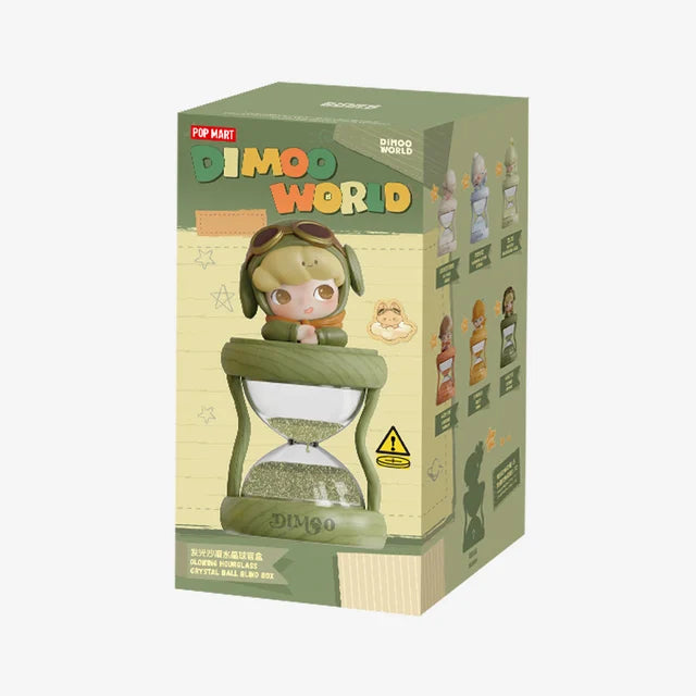 POP MART - DIMOO Collection Memories We Hold - Boule de cristal lumineuse en forme de sablier