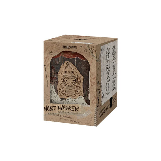 POP MART - Hirono Série Marcheur des Brumes - Pendentif Poupée en Peluche