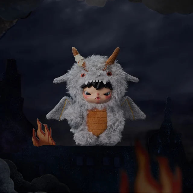POP MART - Hirono Série Marcheur des Brumes - Pendentif Poupée en Peluche