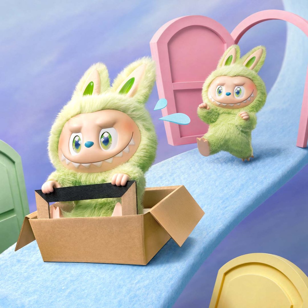 POP MART - LES MONSTRES - DANSE AVEC LE VENT Poupée articulée en vinyle