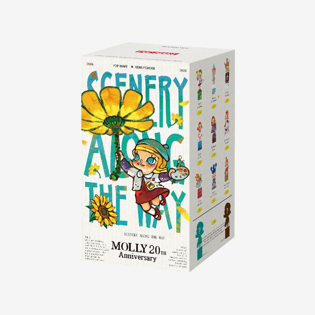 POP MART - Molly Figurines de la collection Paysages en Chemin - 20e anniversaire