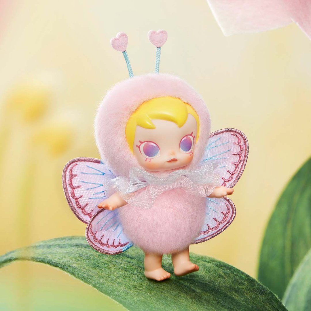 POP MART - Baby Molly Buggy Roam Series - Pendentif en peluche vinyle