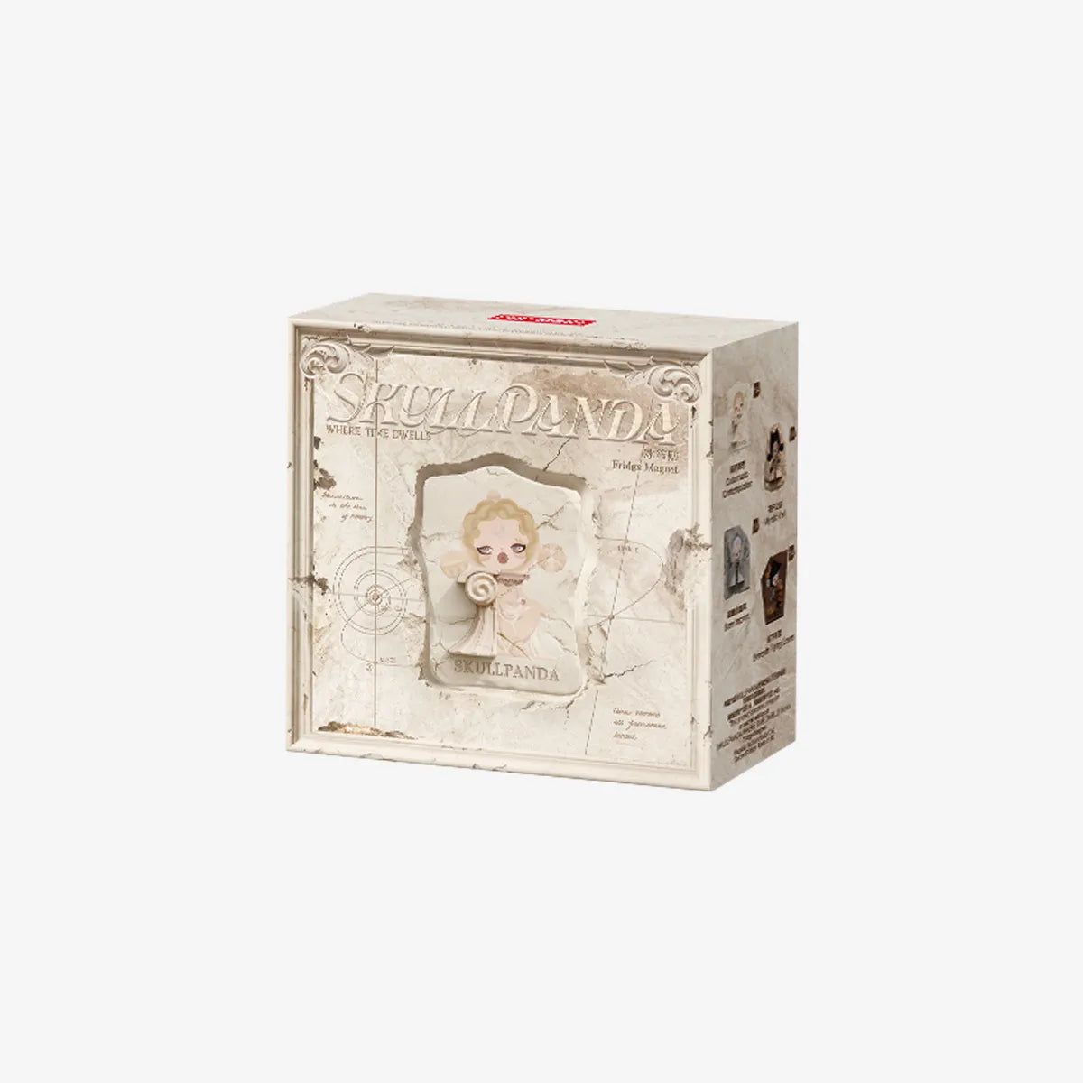 POP MART - Aimant de réfrigérateur de la série SKULLPANDA Where Time Dwells