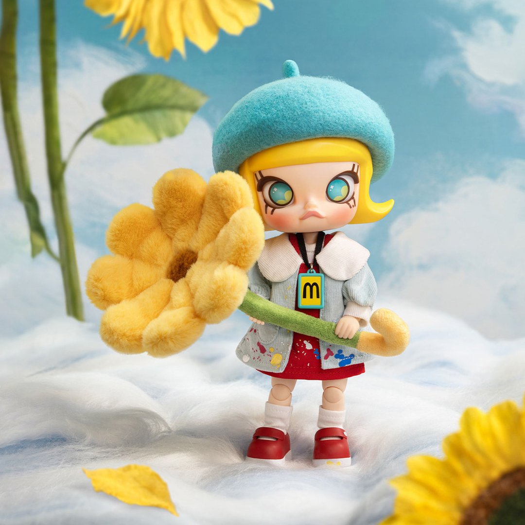 POP MART - Molly Figurine articulée de la série 20e anniversaire