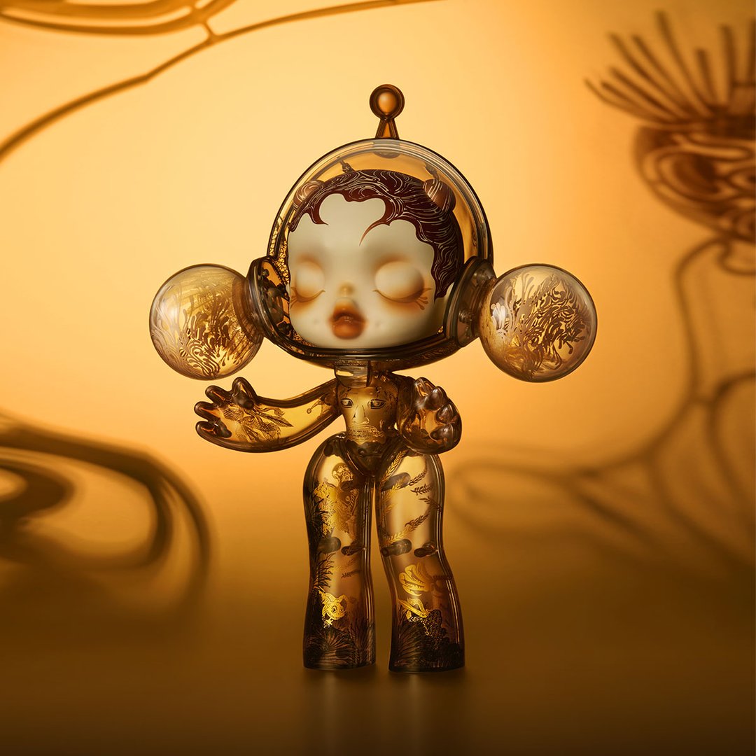 POP MART - MEGA α SKULLPANDA 400% Wu Jian'an - Le Ciel des Neuf Niveaux