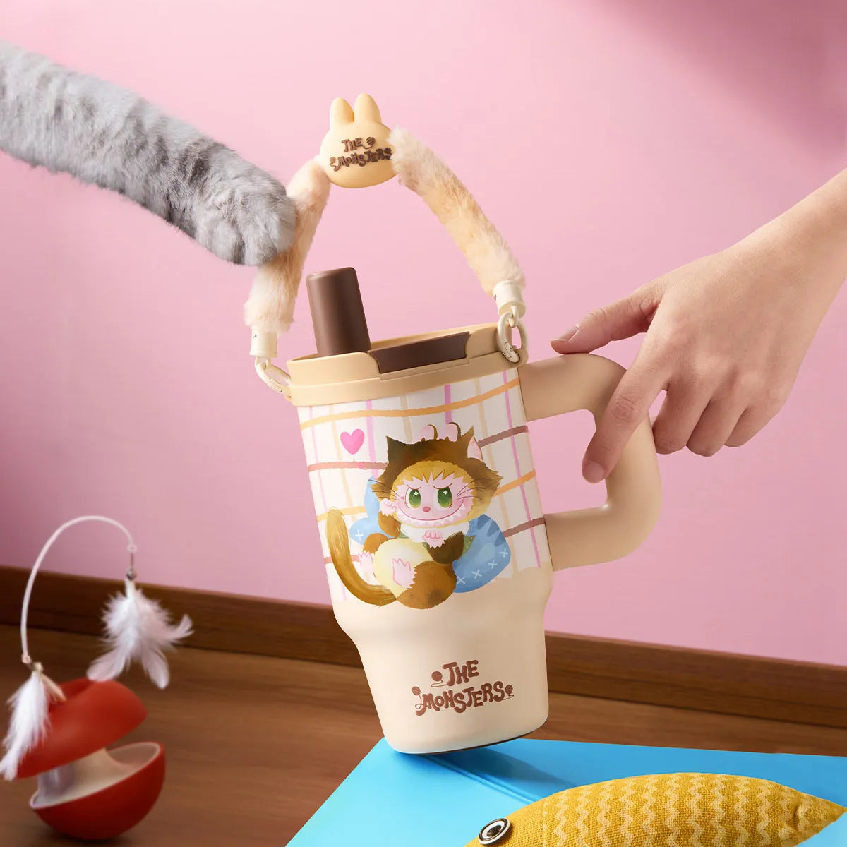 POP MART - SÉRIE THE MONSTERS CHAT MODE ON - Tasse isotherme