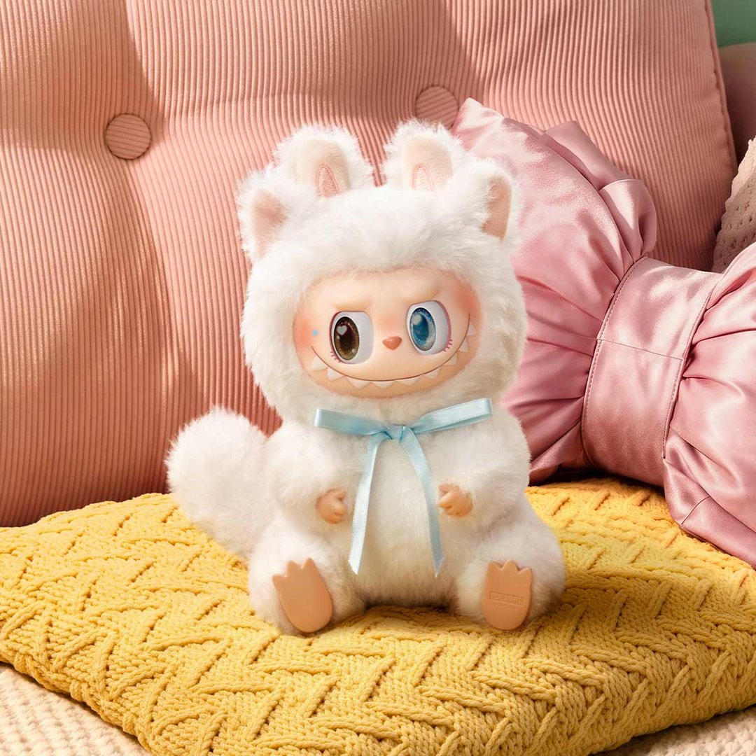 POP MART - SÉRIE THE MONSTERS CAT MODE ON - Pendentif en peluche vinyle