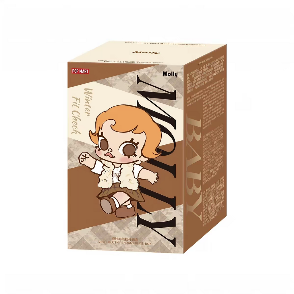 POP MART - Pendentif en peluche Baby Molly Winter Fit Check Series
