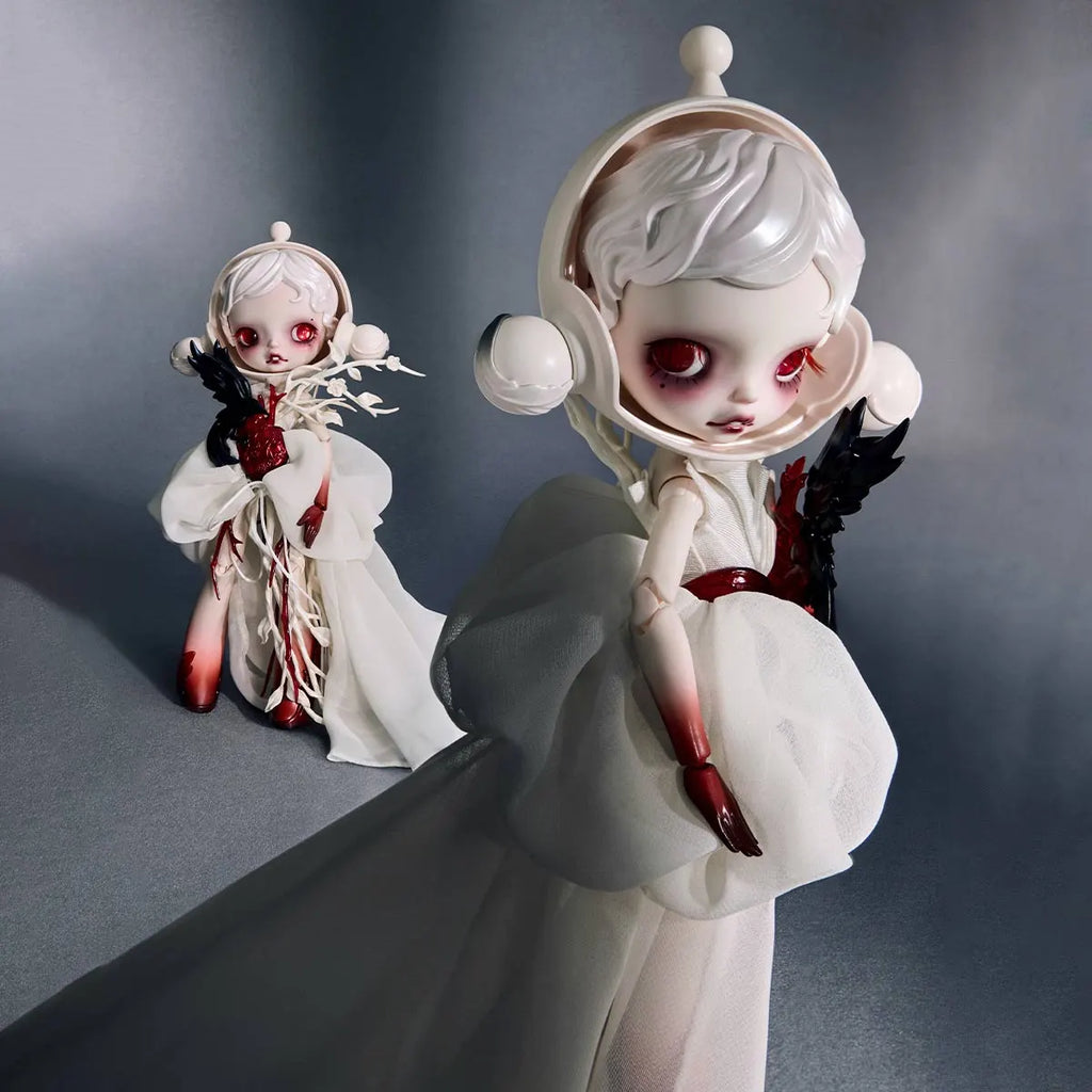POP MART - Figurine articulée SKULLPANDA × GUO PEI à l'échelle 1/6