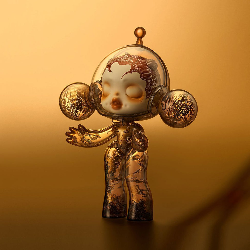 POP MART - MEGA α SKULLPANDA 400% Wu Jian'an - Le Ciel des Neuf Niveaux