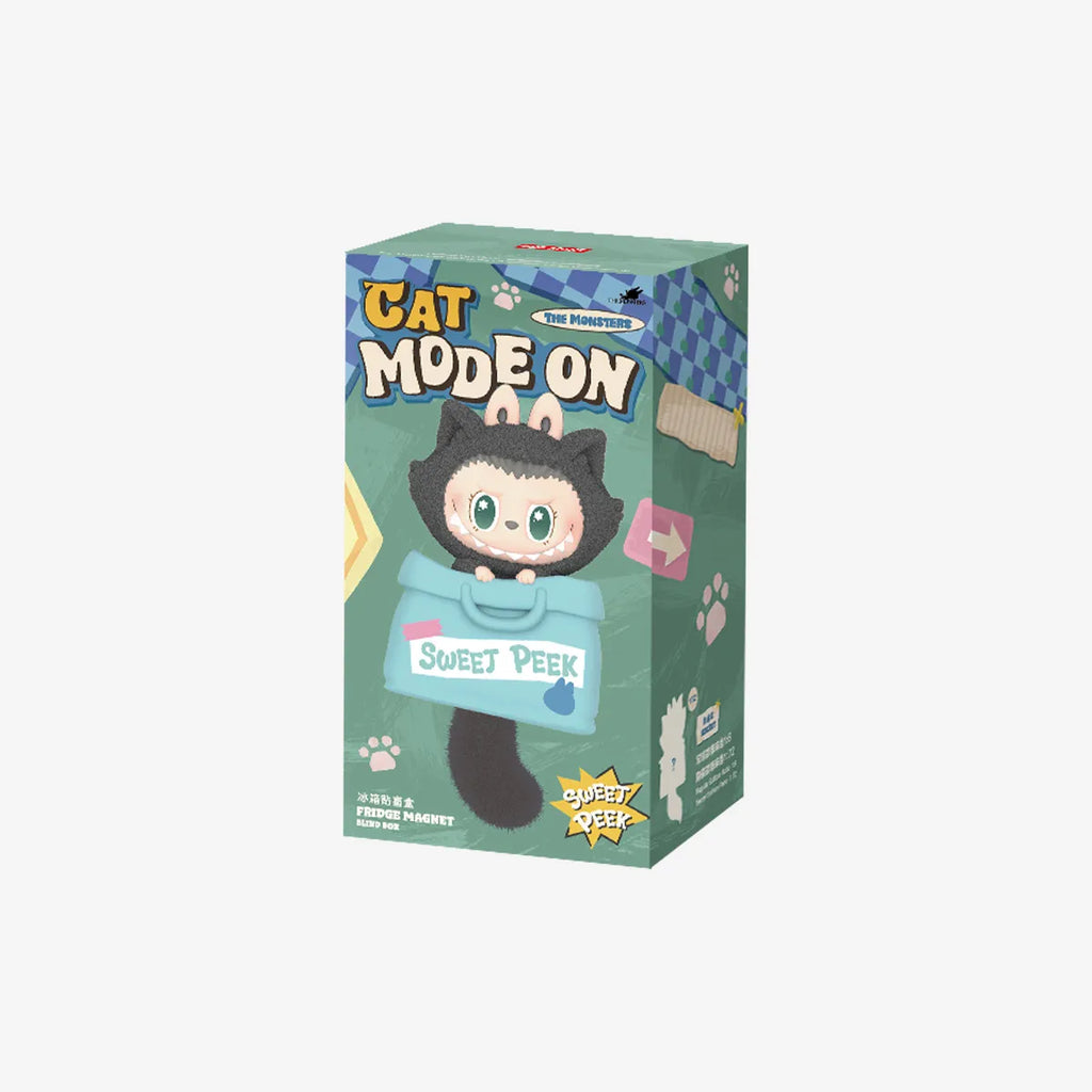 POP MART - SÉRIE THE MONSTERS CAT MODE ON - Aimant de réfrigérateur