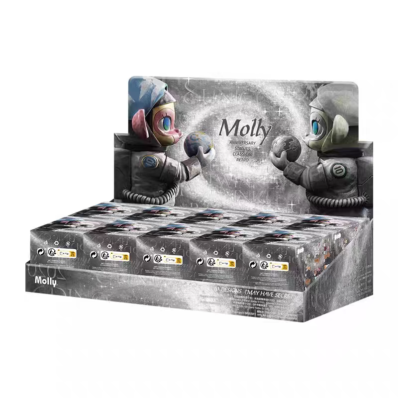 POP MART - Figurines de la série rétro classique MOLLY - édition anniversaire