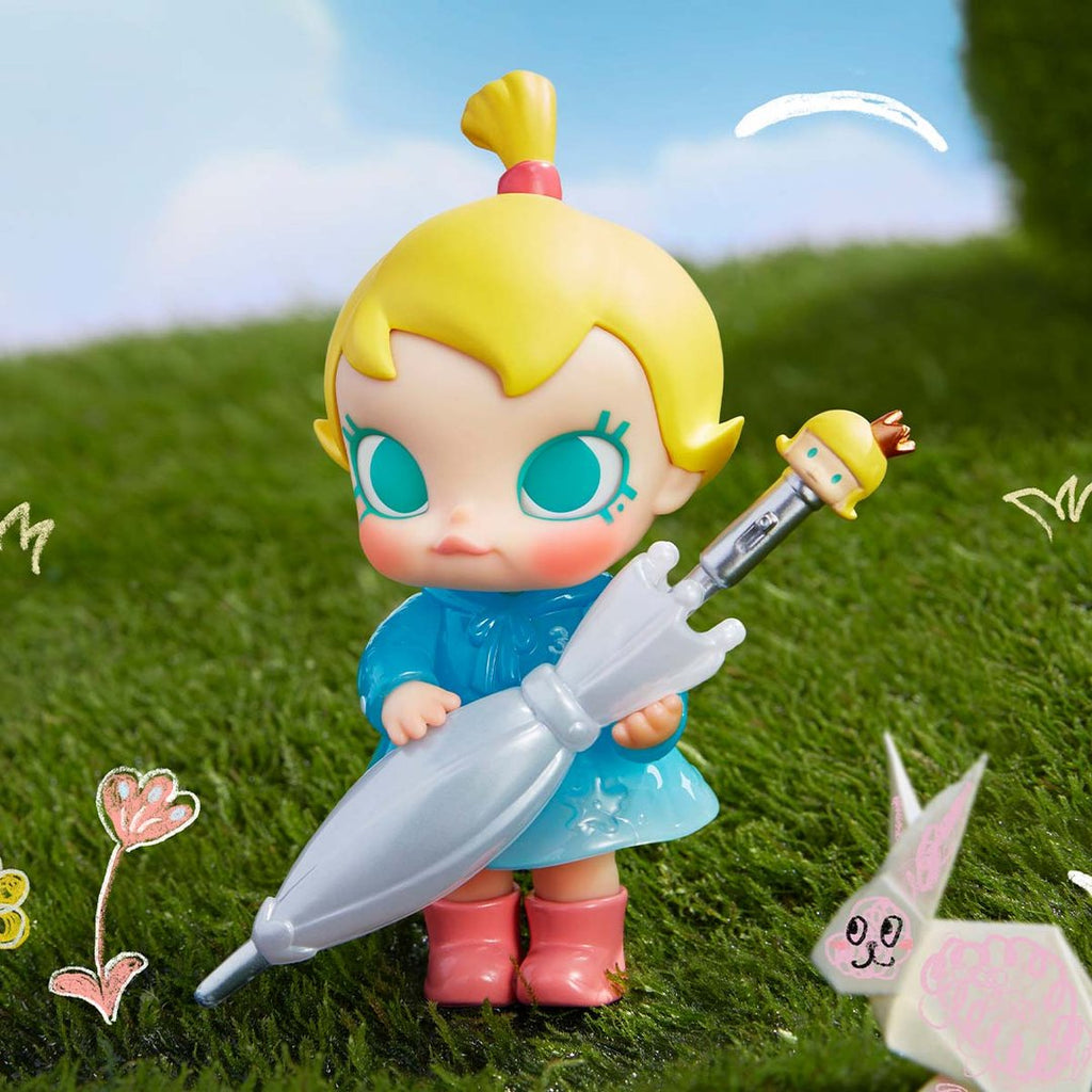 POP MART - Figurine amusante de bébé Molly pour les jours de pluie