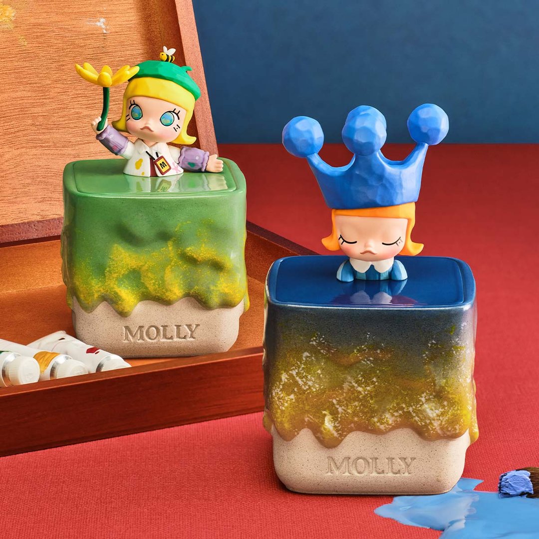 POP MART - MOLLY Collection Paysages en Chemin - Bougie Parfumée en Boîte Suprise