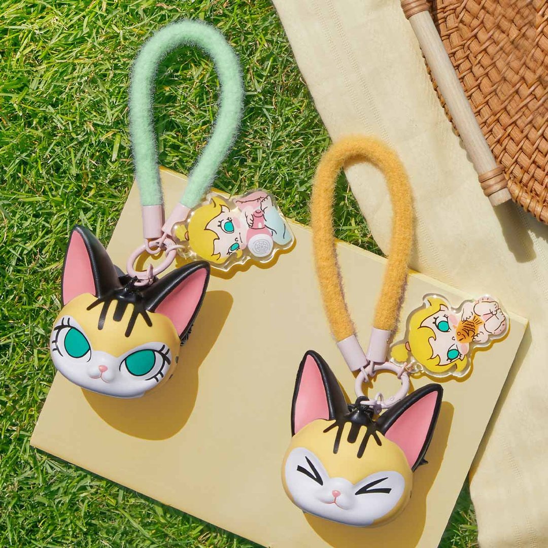 POP MART - Squishy Charm de la série Baby Molly et Baby Tabby