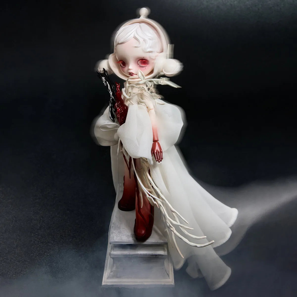 POP MART - Figurine articulée SKULLPANDA × GUO PEI à l'échelle 1/6