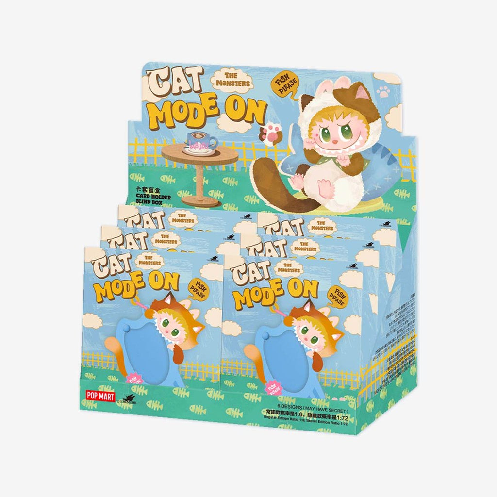 POP MART - SÉRIE THE MONSTERS CAT MODE ON - porte-cartes