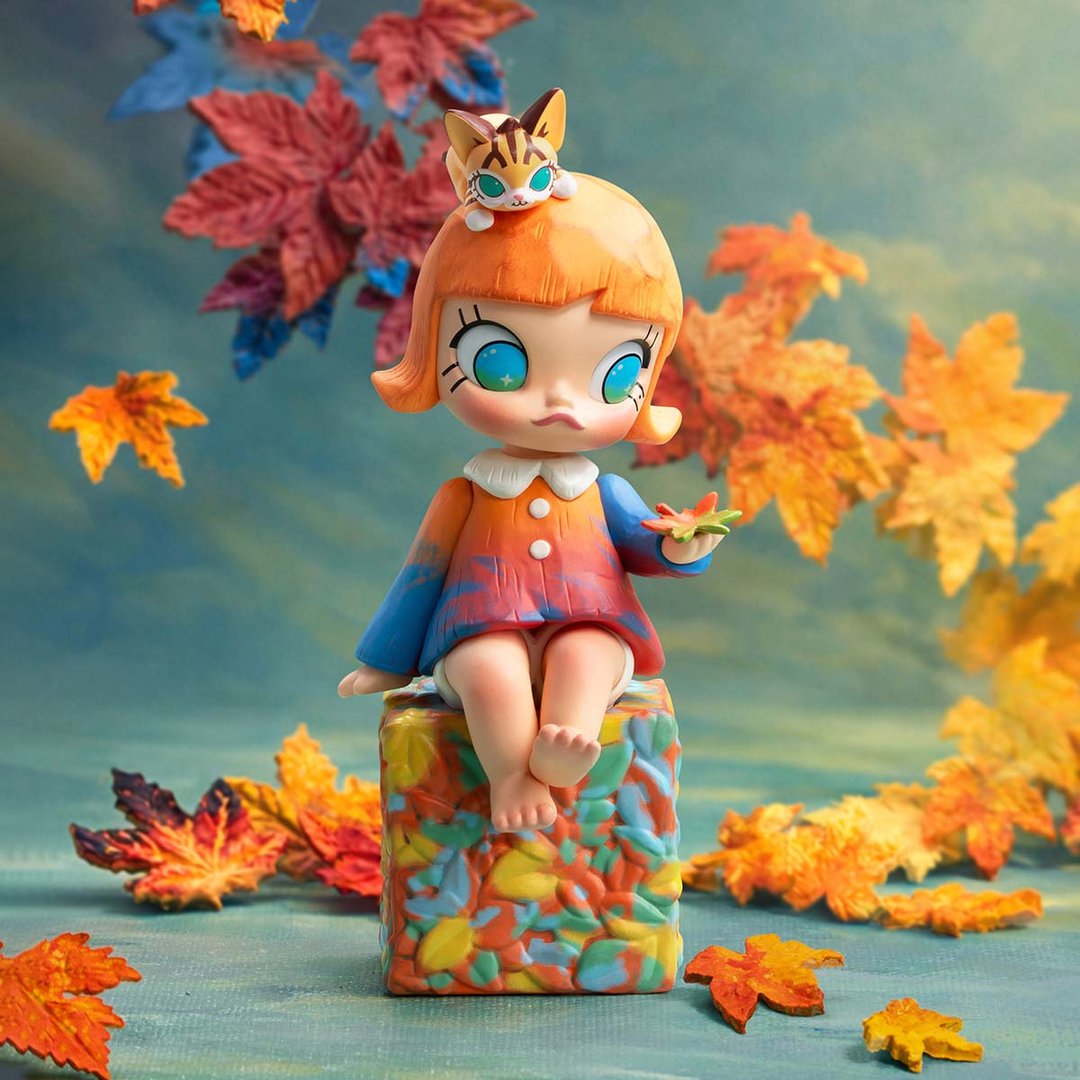 POP MART - Molly Figurines de la collection Paysages en Chemin - 20e anniversaire