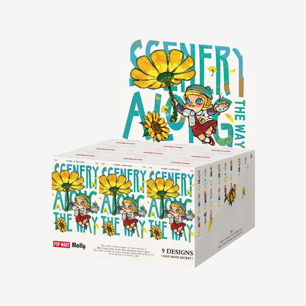 POP MART - Molly Figurines de la collection Paysages en Chemin - 20e anniversaire