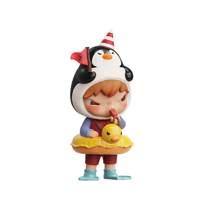 POP MART - Hirono - Figurine de sauveteur pingouin