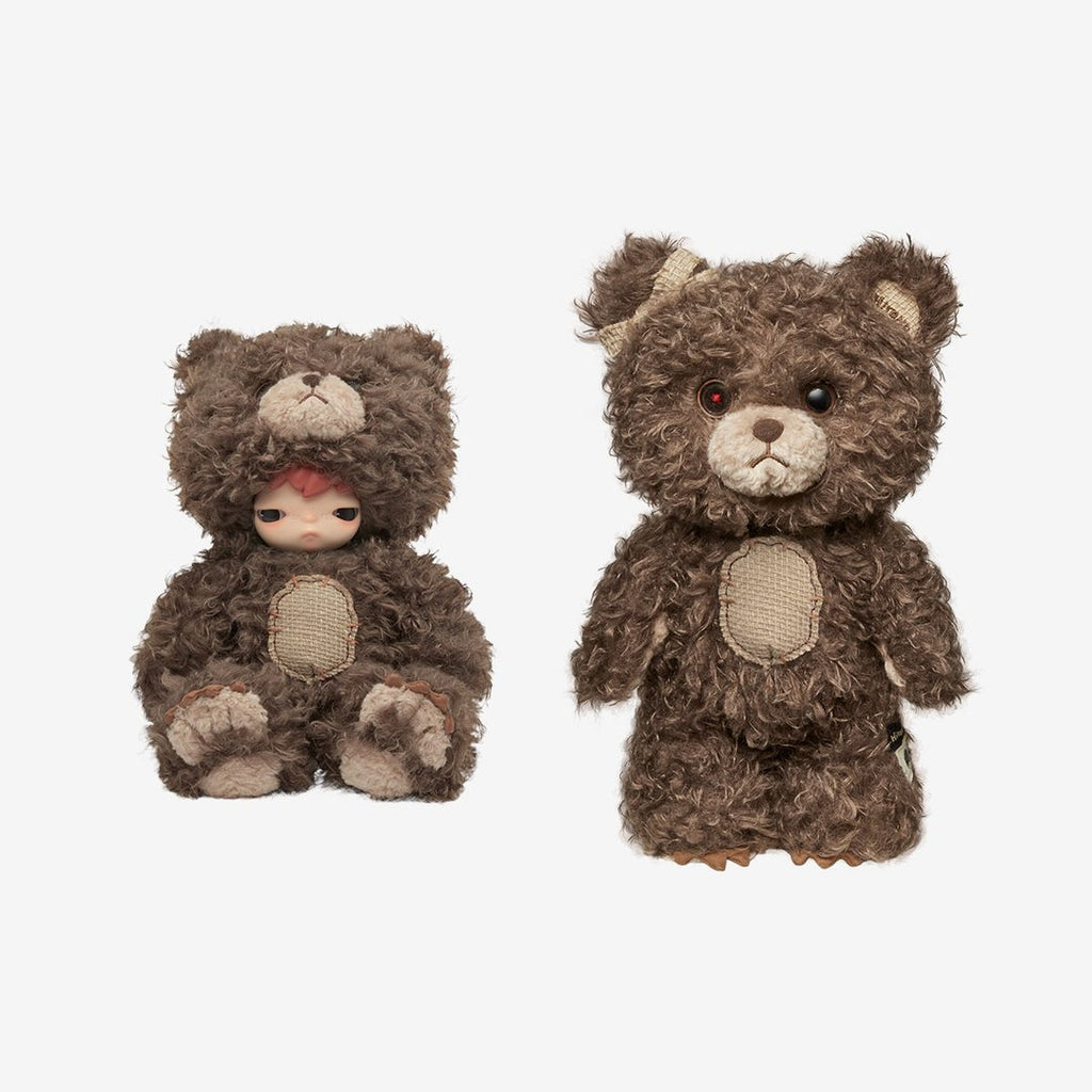 POP MART - Peluche Hirono Bear en vinyle