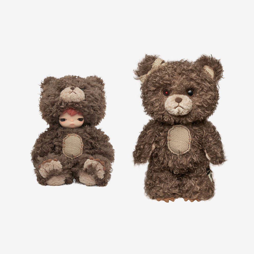 POP MART - Peluche Hirono Bear en vinyle