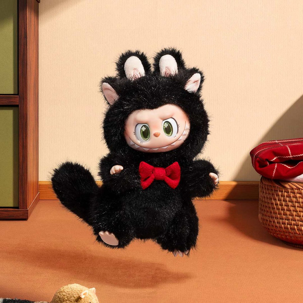 POP MART - SÉRIE THE MONSTERS CAT MODE ON - Pendentif en peluche vinyle