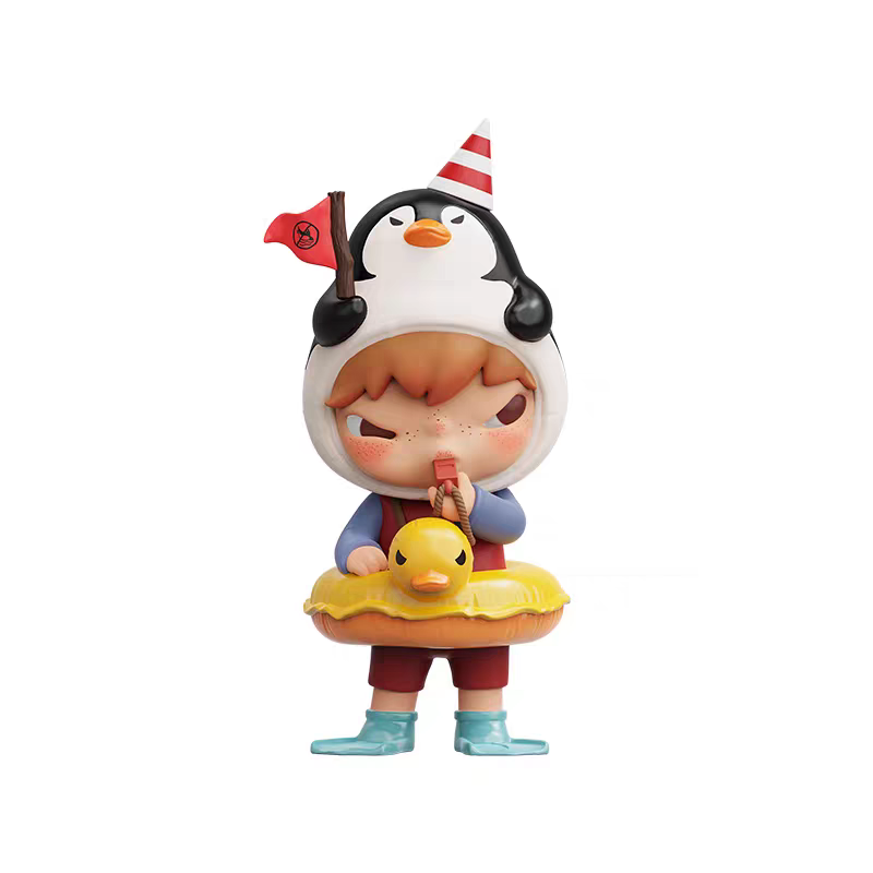 POP MART - Hirono - Figurine de sauveteur pingouin