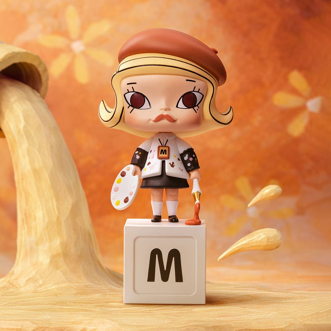 POP MART - Molly Figurines de la collection Paysages en Chemin - 20e anniversaire