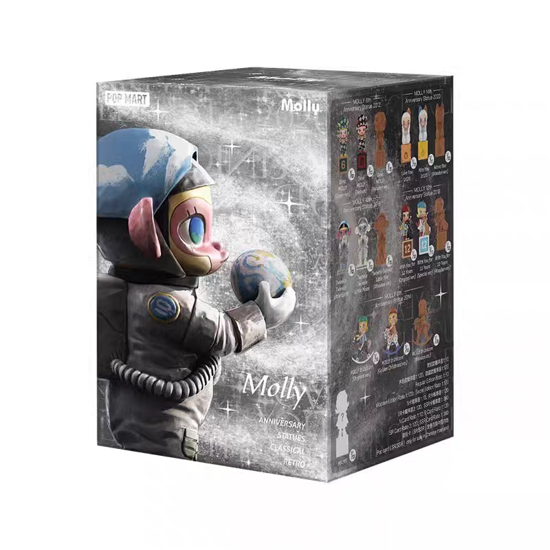 POP MART - Figurines de la série rétro classique MOLLY - édition anniversaire