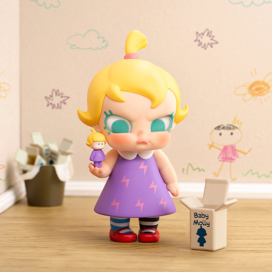 POP MART - Baby Molly Figurines de la série - Quand j'avais trois ans !