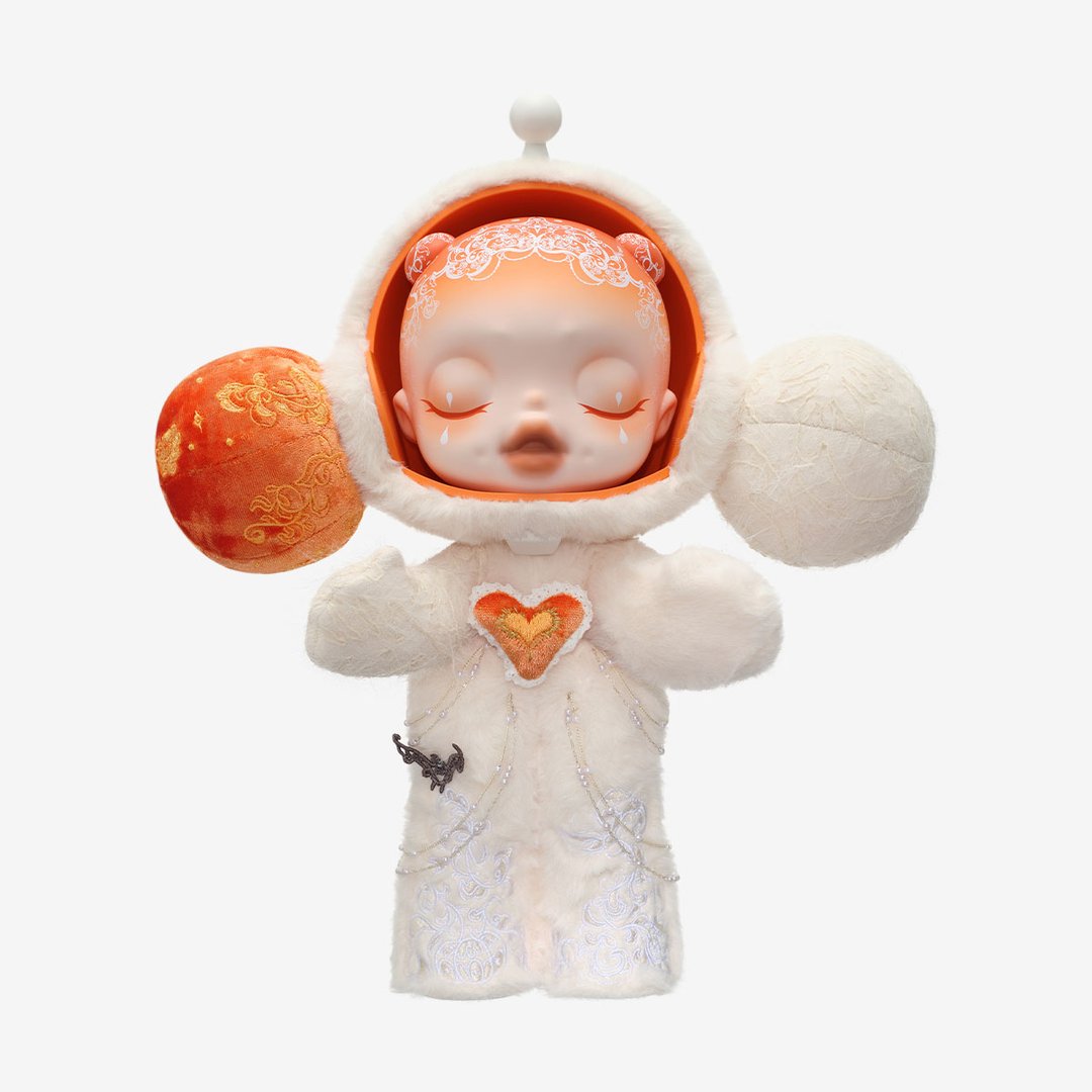 POP MART - MEGA α SKULLPANDA 400% Lune Blanche