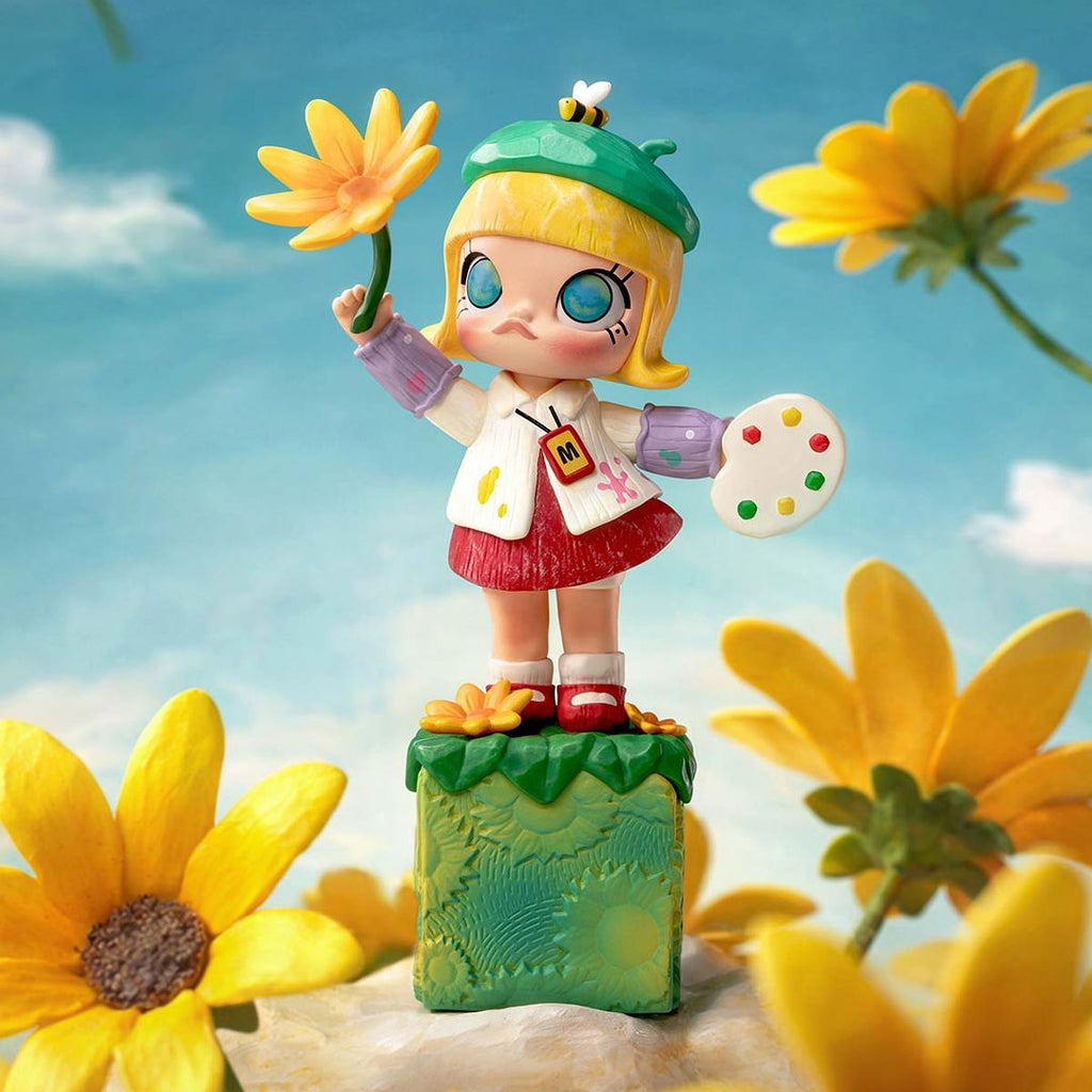 POP MART - Molly Figurines de la collection Paysages en Chemin - 20e anniversaire