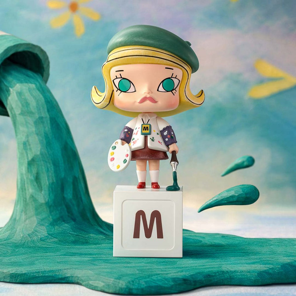 POP MART - Molly Figurines de la collection Paysages en Chemin - 20e anniversaire