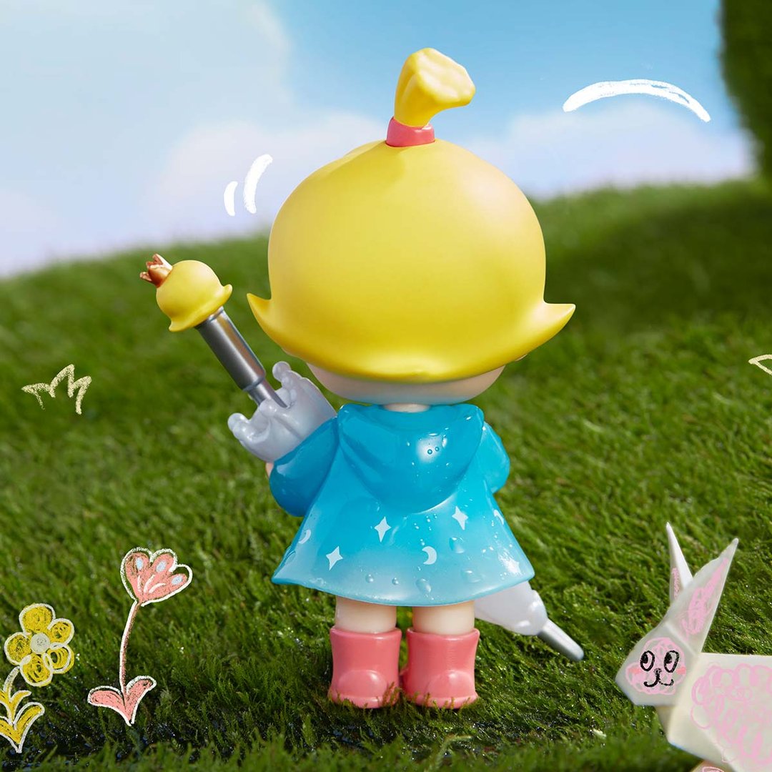 POP MART - Figurine amusante de bébé Molly pour les jours de pluie