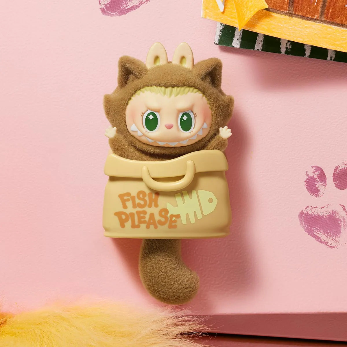 POP MART - SÉRIE THE MONSTERS CAT MODE ON - Aimant de réfrigérateur