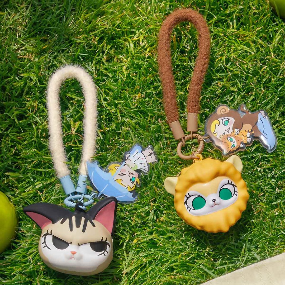 POP MART - Squishy Charm de la série Baby Molly et Baby Tabby