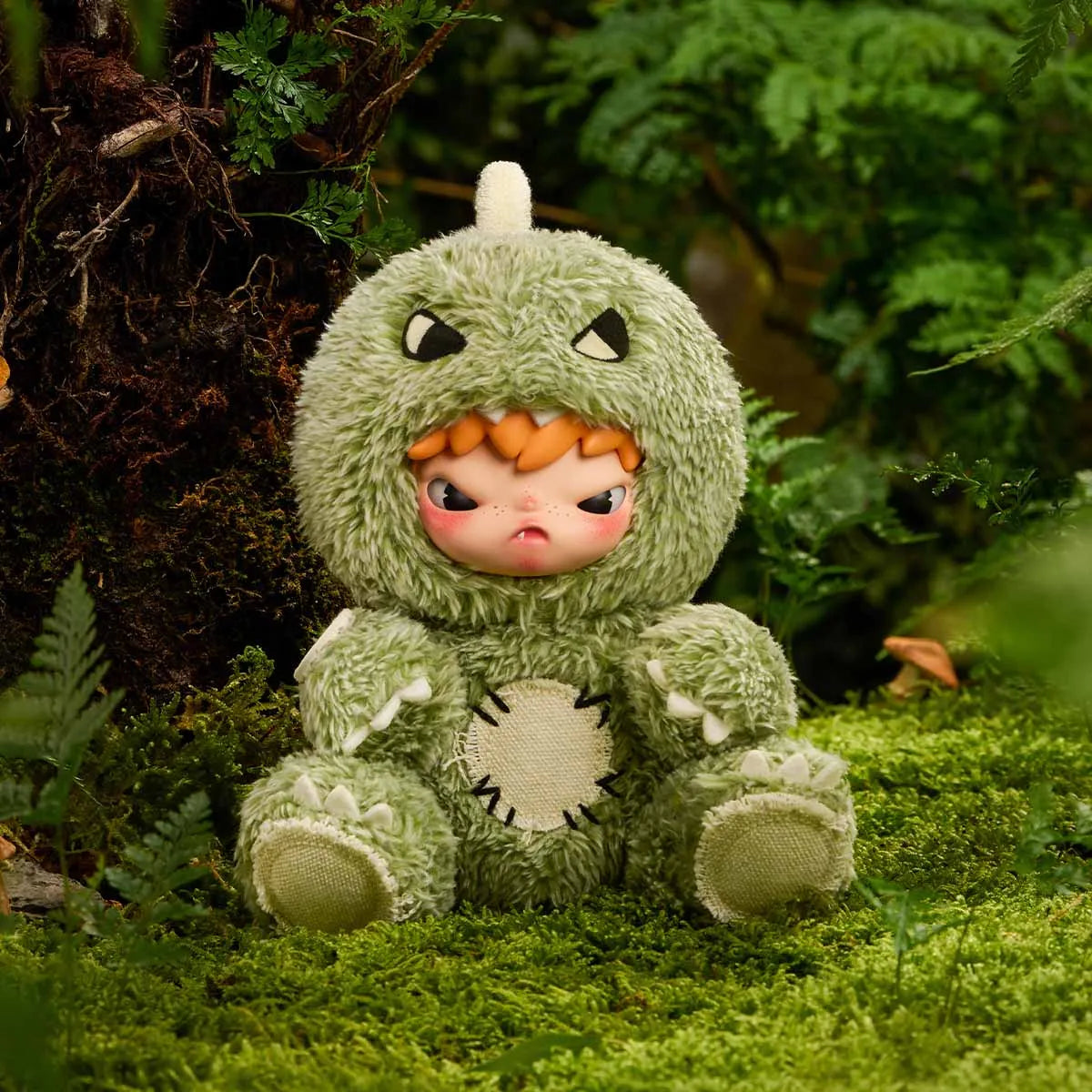 POP MART - Hirono Dino Pendentif poupée en peluche