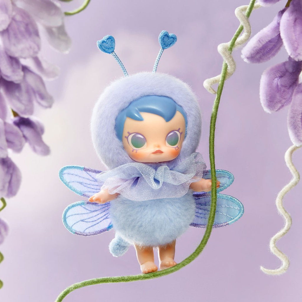 POP MART - Baby Molly Buggy Roam Series - Pendentif en peluche vinyle